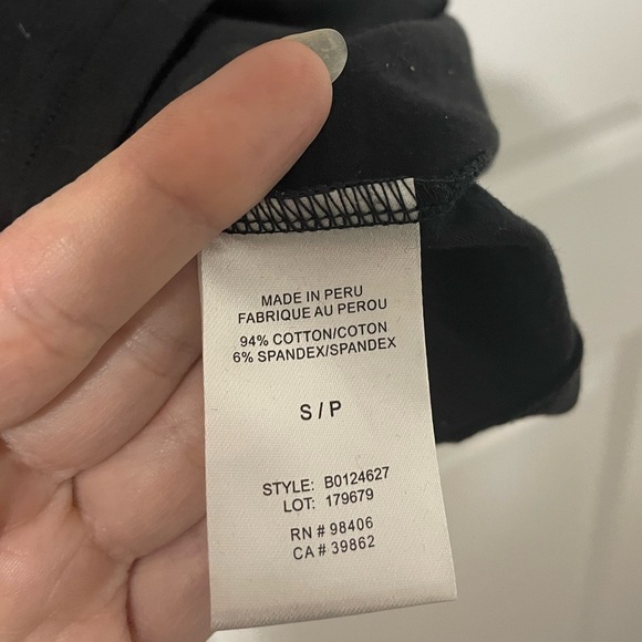 THEORY -black cotton dress - Picture 5 of 5